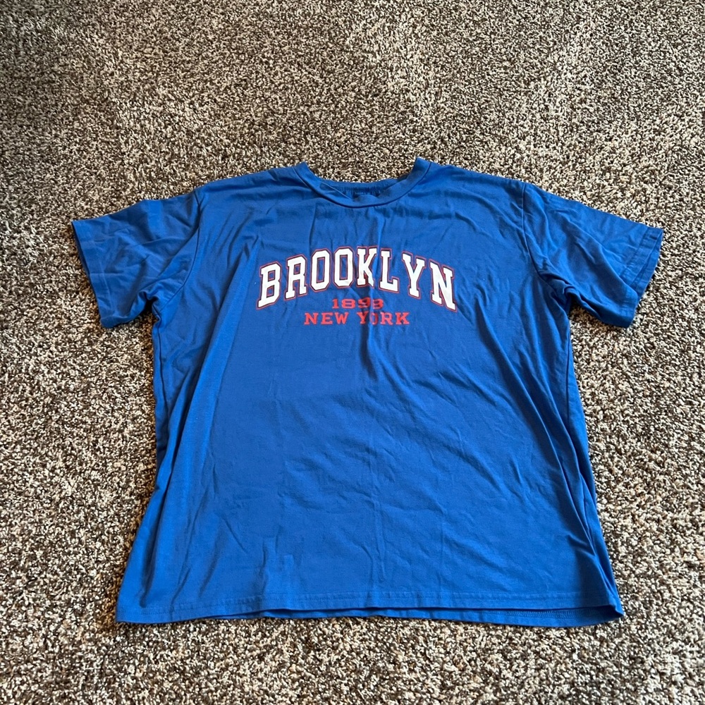 Oversized Brooklyn graphic tee